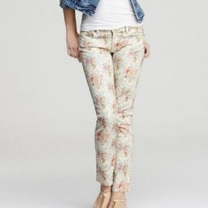 Zara Floral Prints Skinny Pants